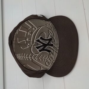 New‎ Era 59Fifty Men's MLB Genuine NY Yankees Embroidered Fitted Hat Cap 7 1/2